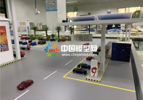 充氣站模型，充電站模型，能源站模型