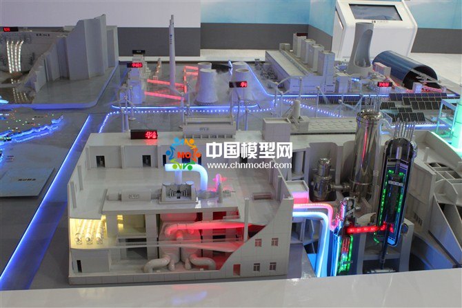 熱電站模型，核電站模型，火力發(fā)電站少盤
