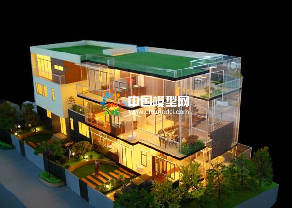 別墅模型風(fēng)格各異，你能說出幾種