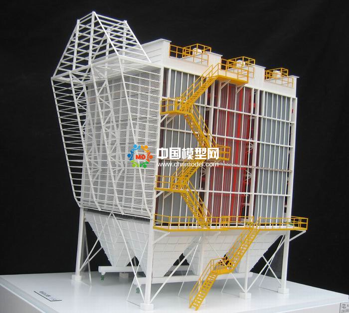 布袋除塵器沙盤(pán)模型，電除塵器沙盤(pán)模型