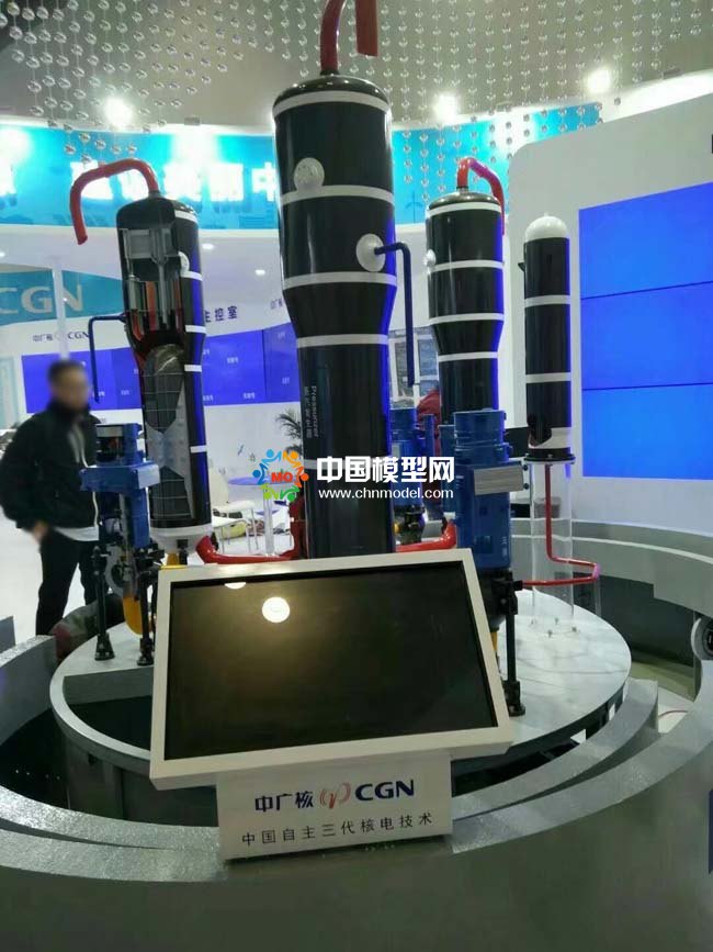 中國自主三代核電技術(shù)模型，突破核電裝備的自主化
