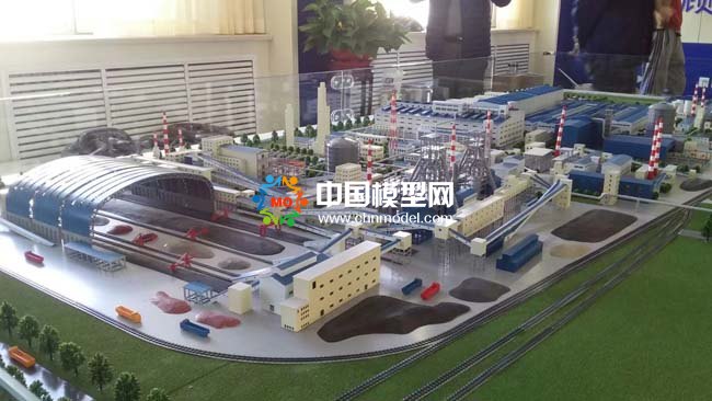 巨能特鋼廠區(qū)沙盤模型，新工藝新技術新材料新裝備實驗基地