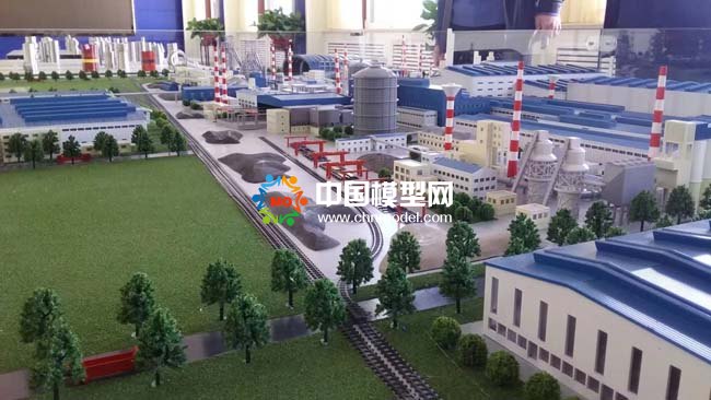 巨能特鋼廠區(qū)沙盤模型，新工藝新技術新材料新裝備實驗基地