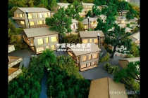 鄉(xiāng)伴攬樹山房建筑模型，展示沙盤模型