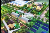 光伏電站應(yīng)用場景沙盤模型，太陽能光伏屋頂發(fā)電沙盤模型