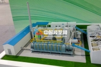 污染土壤修復沙盤模型，污泥處理模型
