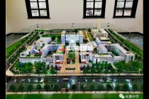 安康中學新、老校區(qū)建設沙盤模型建成